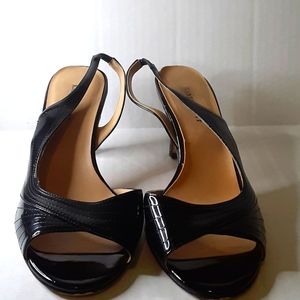 Karen Scott leather heels for women